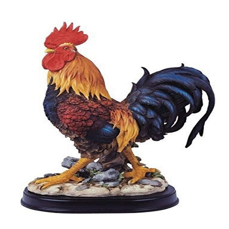 fighting rooster figurine